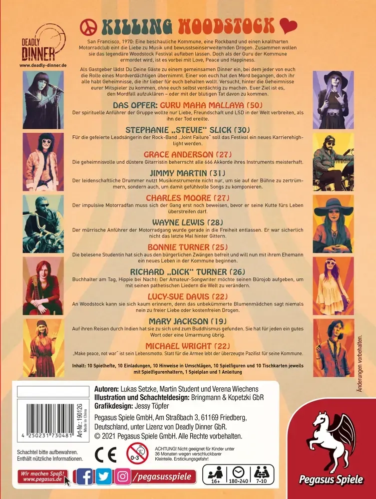 Deadly Dinner - Killing Woodstock