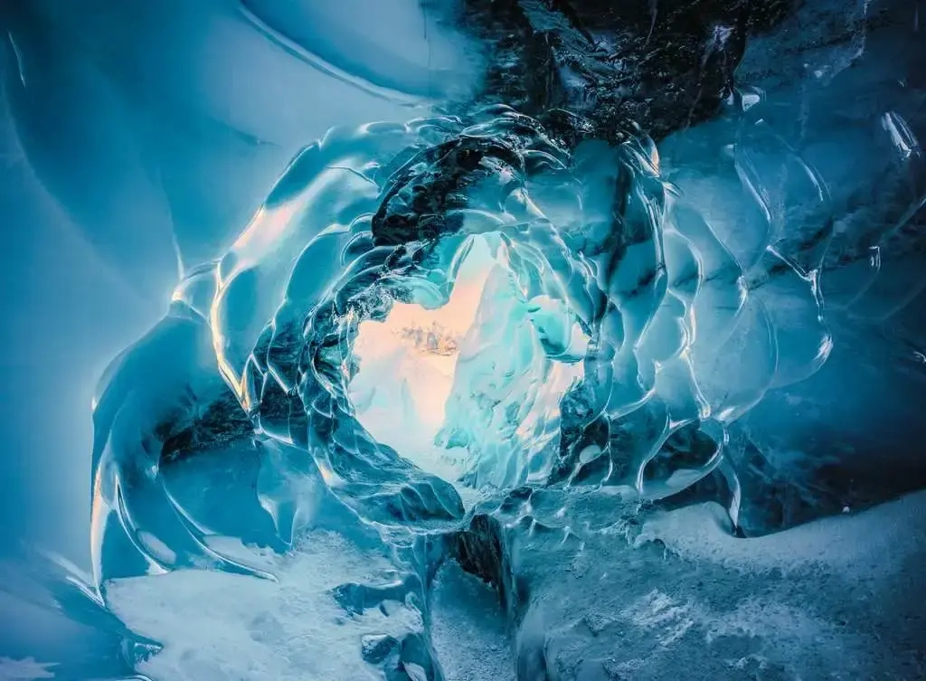 Im Auge des Gletschers - power of nature