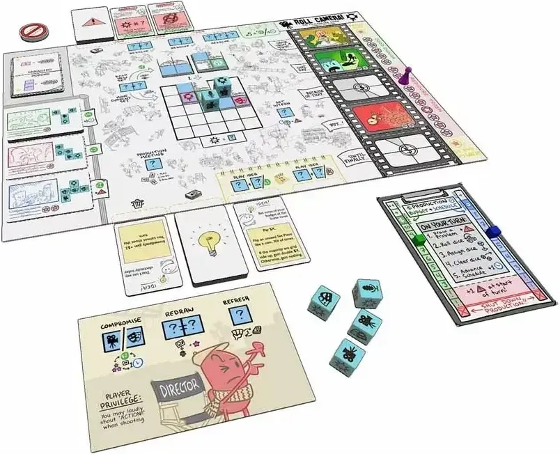 Roll Camera The Filmmaking Board Game - EN