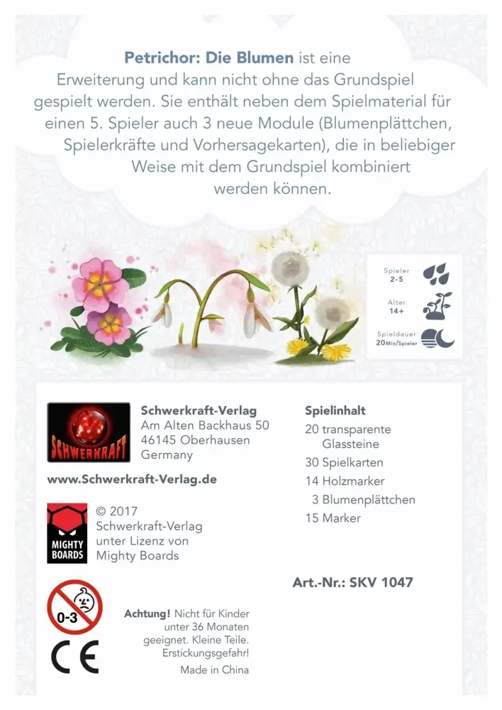 Petrichor Erweiterung - Die Blumen