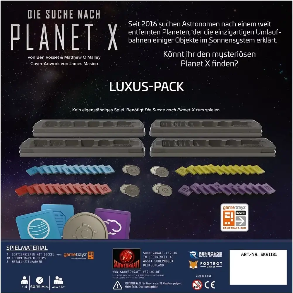 Die Suche nach Planet X: Luxus-Pack - Erweiterung