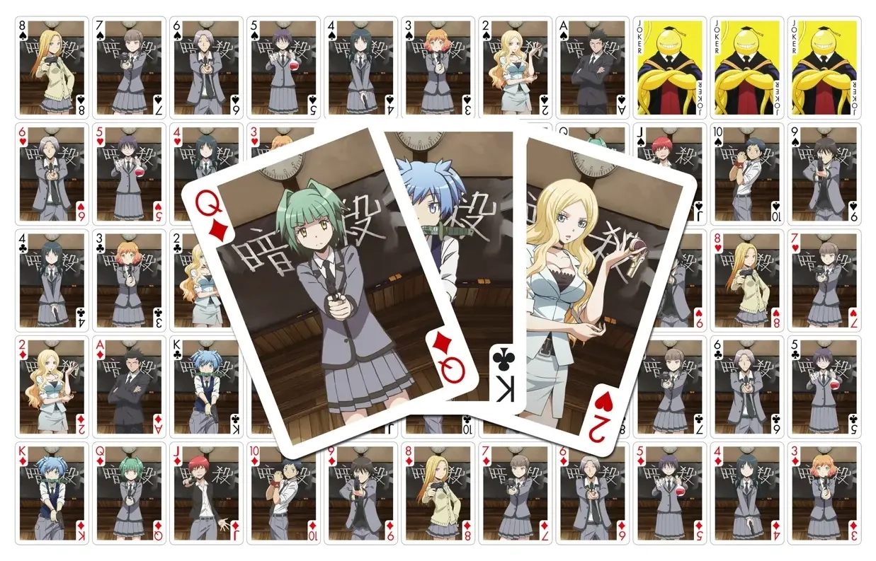 Assassination Classroom Spielkarten Characters