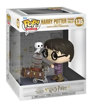 POP Deluxe -Harry Potter 20th Harry Pushing Trolly