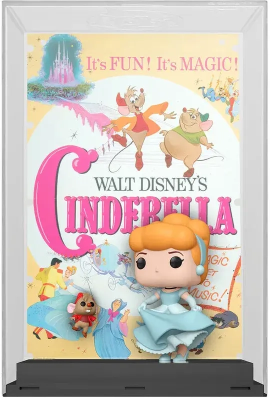 POP - Movie Poster Disney 100 - Cinderella with Jaq