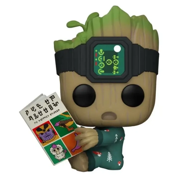 POP Marvel - I am Groot - Groot in Onesie w/Book