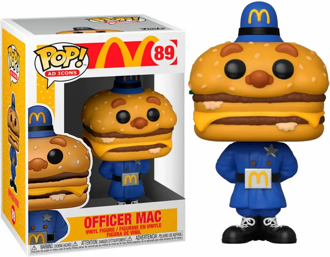 Funko POP! POP Ad Icons: McDonald's - Officer Big Mac Vinyl Figure 10cm