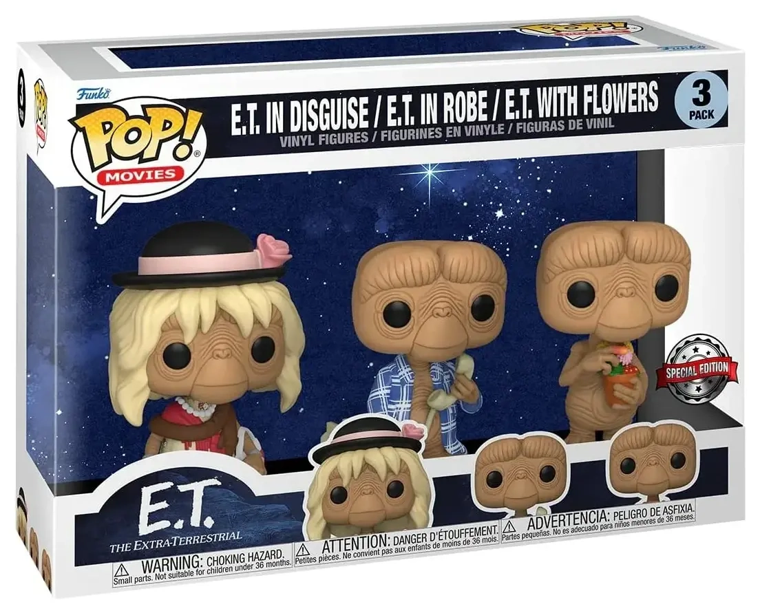 Funko POP! - E.T. 40th Anniversary - E.T. 3er Pack