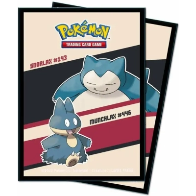 UP - Snorlax & Munchlax Deck Protectors for Pokémon (65 Sleeves)