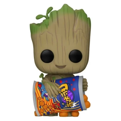 POP Marvel - I am Groot - Groot with Cheese Puffs