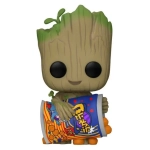 POP Marvel - I am Groot - Groot with Cheese Puffs