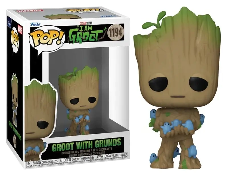 POP Marvel - I am Groot - Groot with Grunds