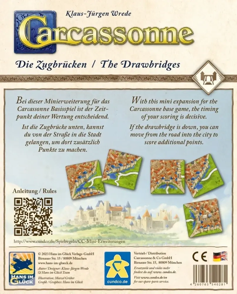Carcassonne – Die Zugbrücken Minierweiterung