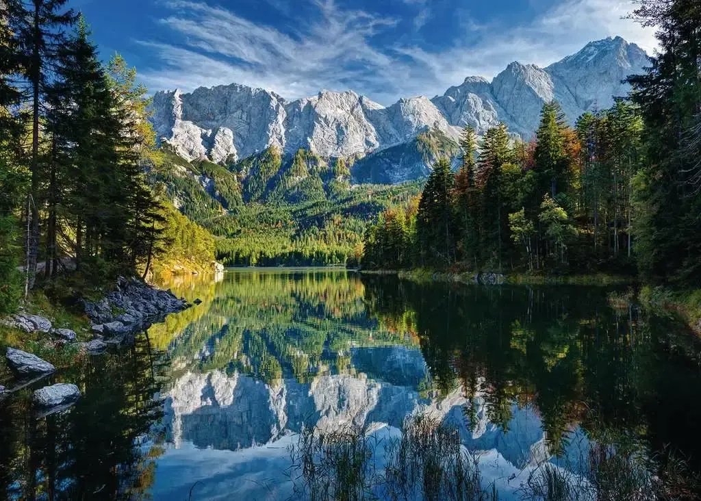Eibsee mit Wettersteingebirge