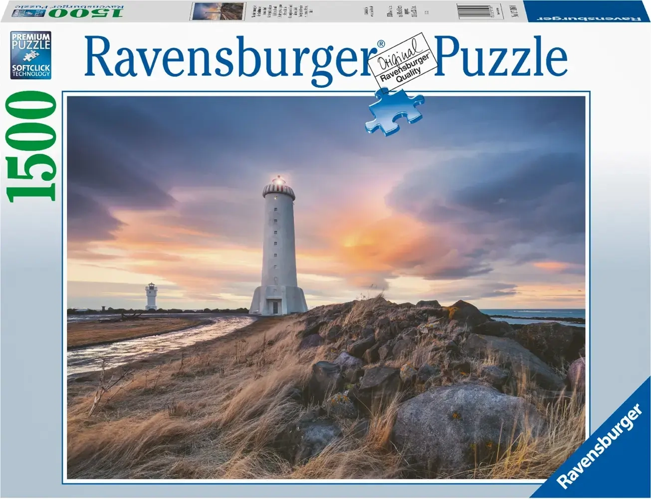 Magische Stimmung über dem Leuchtturm von Akranes - Island