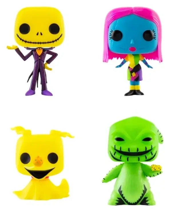Funko POP! - Movie - Nightmare before Christmas 4er-Pack