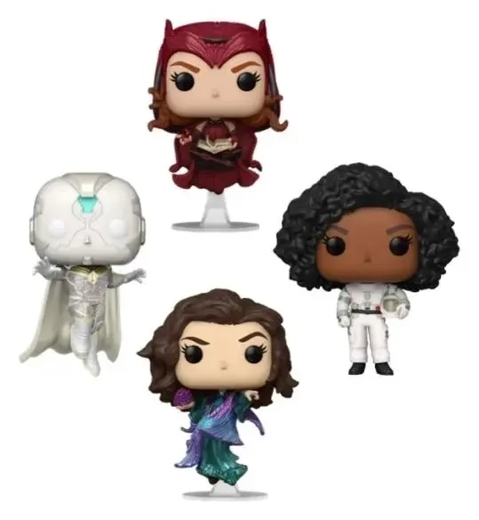 Funko POP! - Movie - Wanda Vision 4er-Pack (Glows)