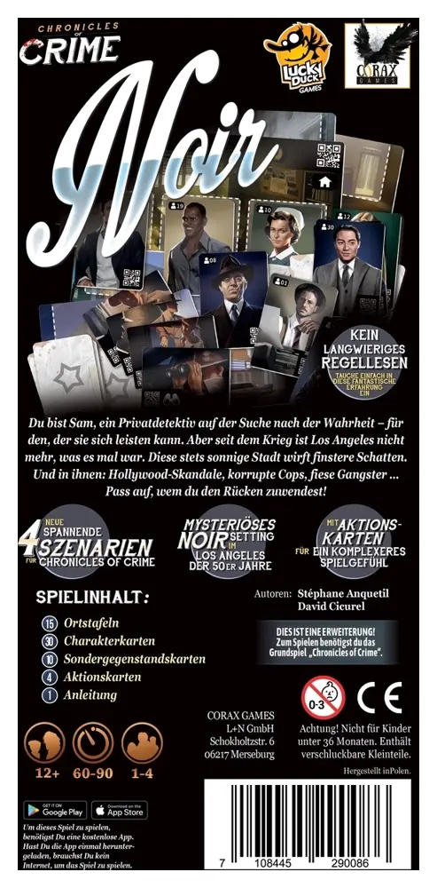 Chronicles of Crime Erweiterung - Noir