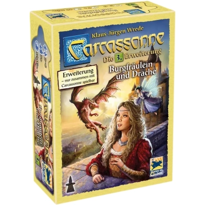 Carcassonne 3. Erweiterung - Burgfräulein und Drache