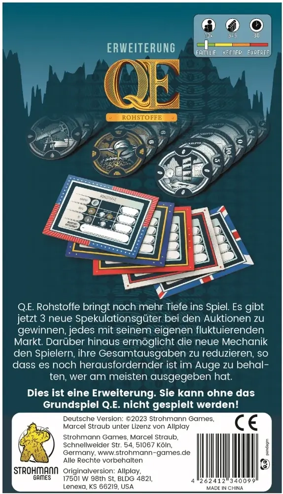 Q.E. –  Rohstoffe Erweiterung