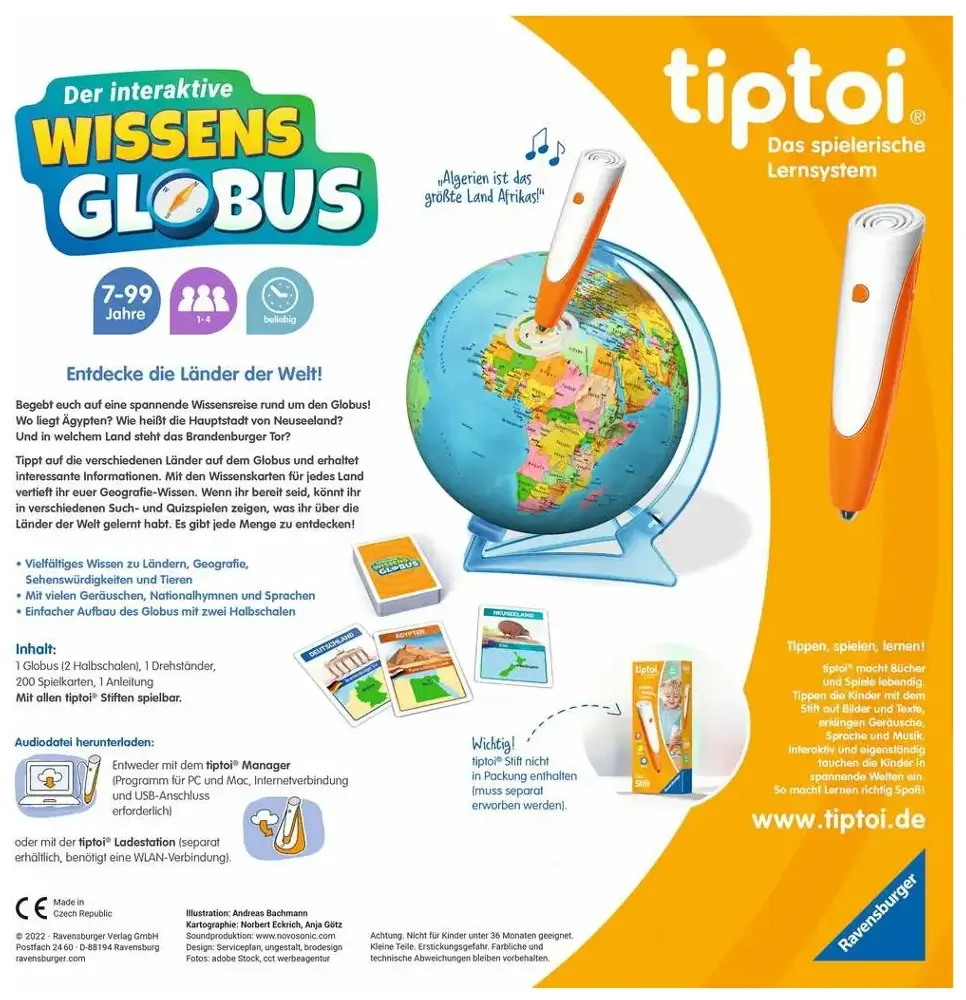 Tiptoi Der interaktive Wissens-Globus