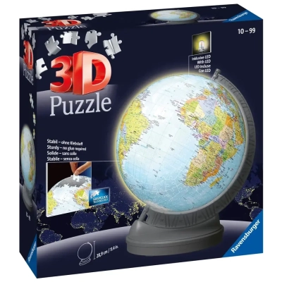 3D Puzzle - Globus mit Beleuchtung