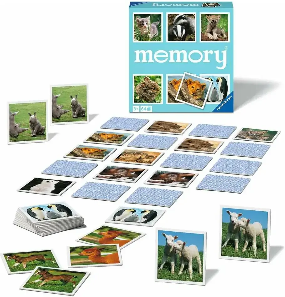 Memory Tierkinder - DE/FR/IT