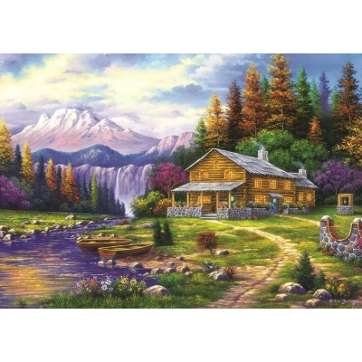 Sunset in the Mountains