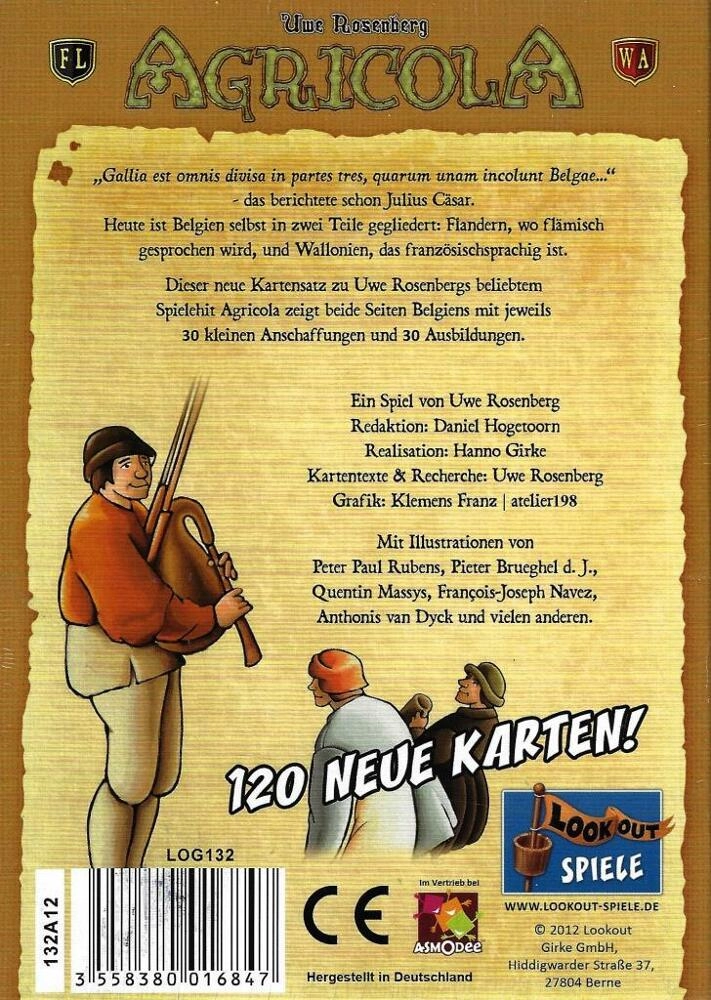 Agricola Belgien Deck - Erweiterung