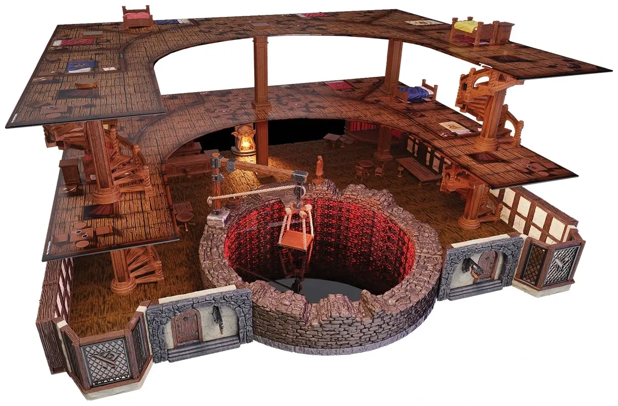 D&D Fantasy Miniatures Icons of the Realms The Yawning Portal Inn Premium Set