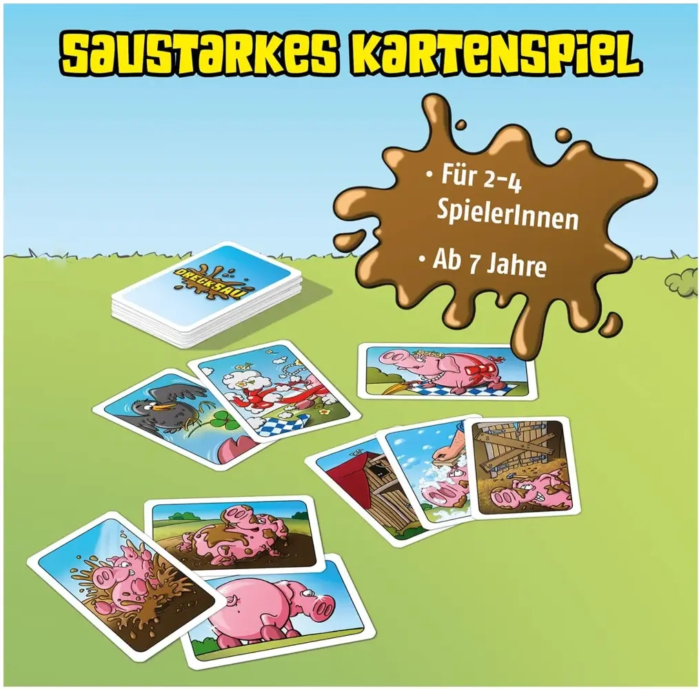 Drecksau Total - Kartenspiel + Sauschöne Erweiterung