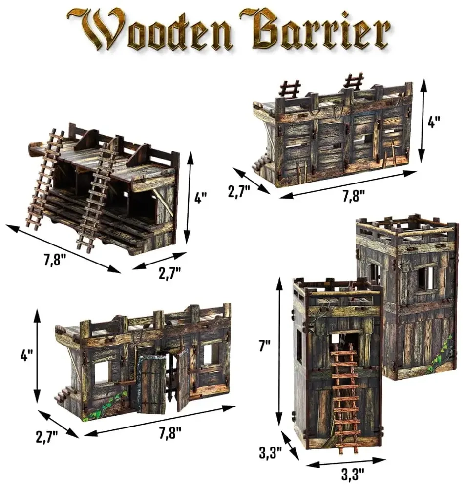 e-Raptor Constructions - Wooden Barrier