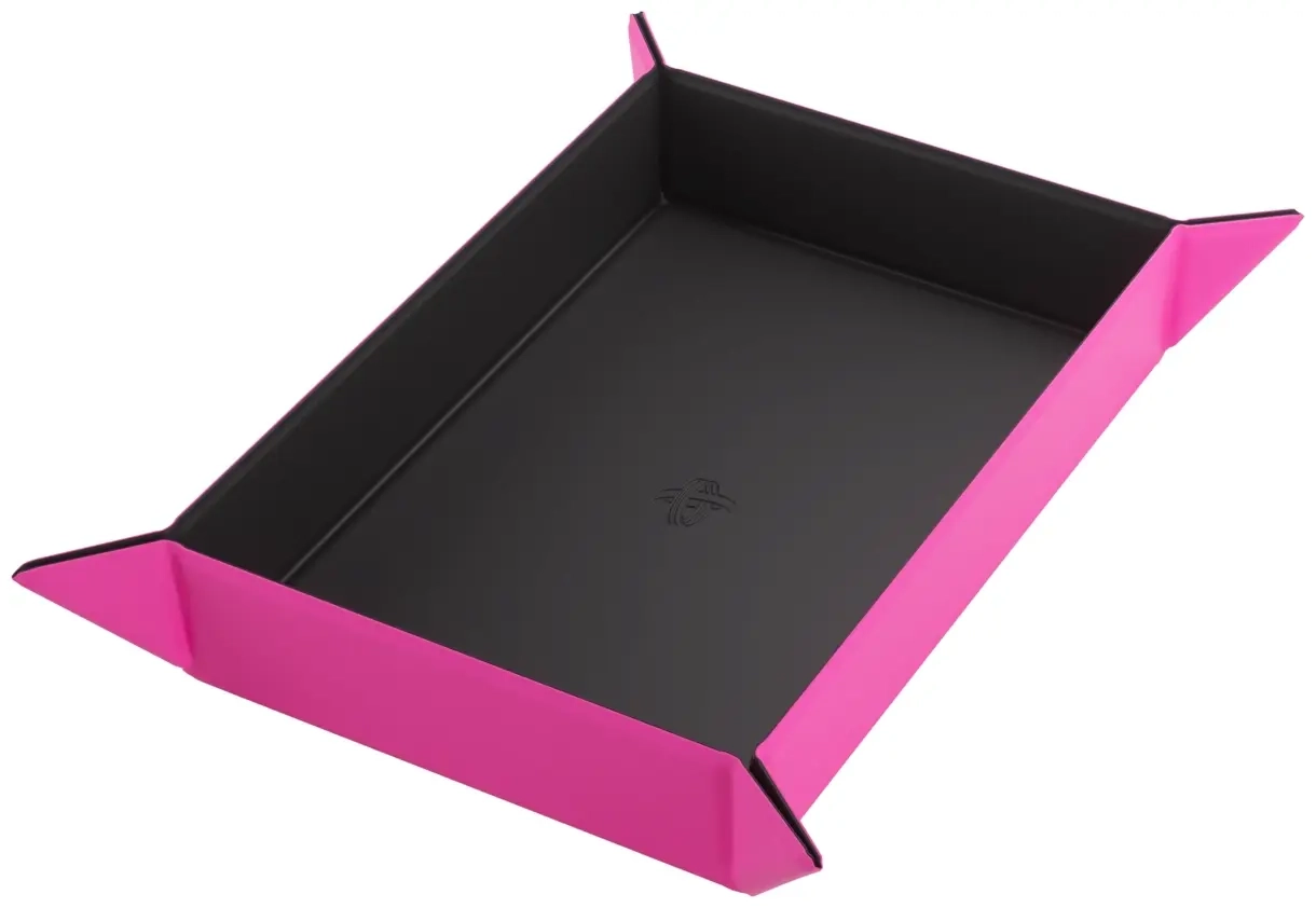 Magnetic Dice Tray Rectangular Black/Pink