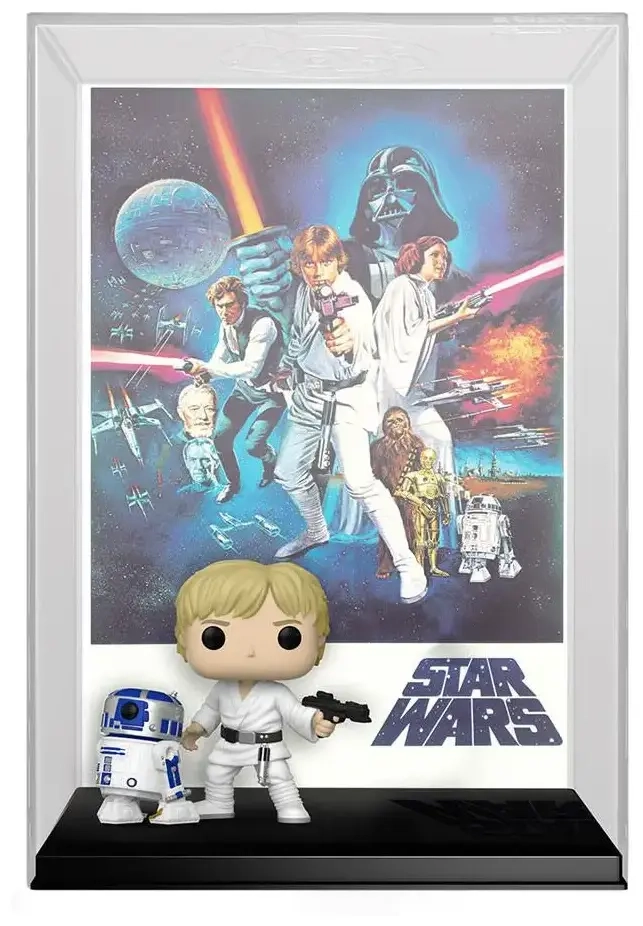 POP - Movie Poster Star Wars Luke Skywalker & R2-D2