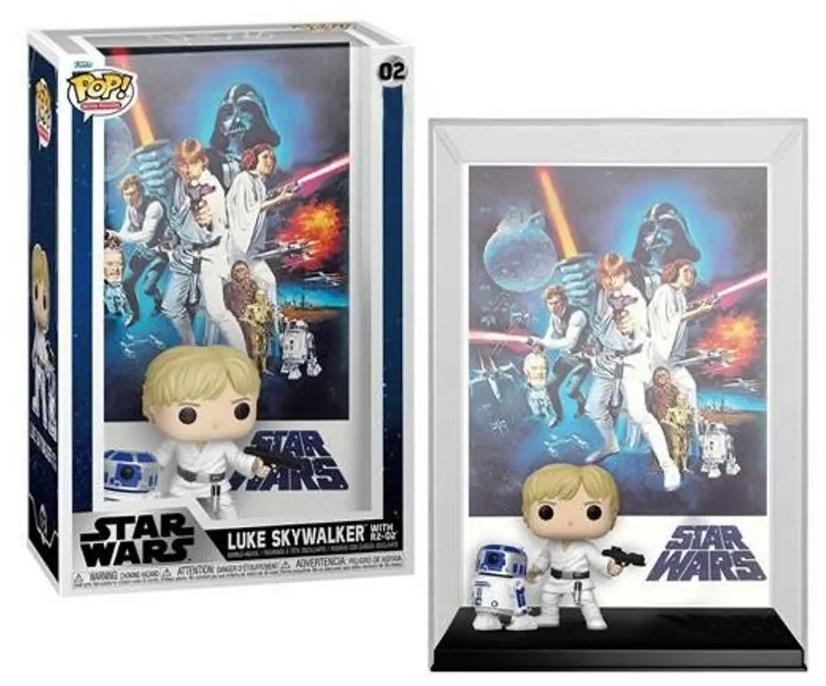 POP - Movie Poster Star Wars Luke Skywalker & R2-D2
