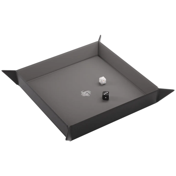 Magnetic Dice Tray Square Black/Gray