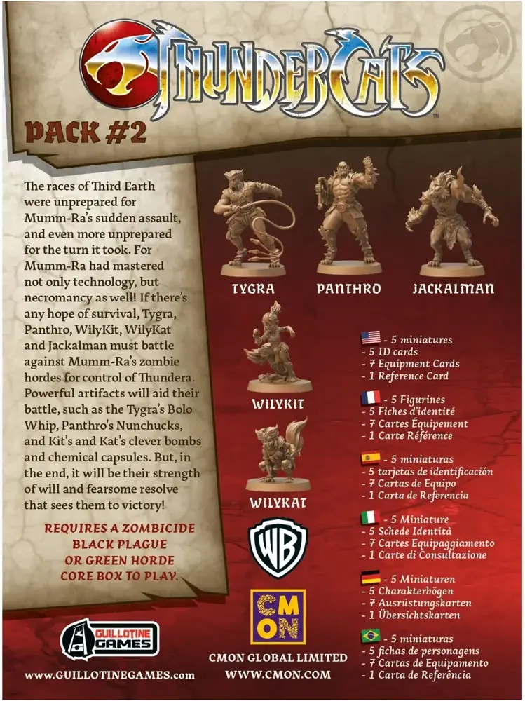 Zombicide - Thundercats Pack 2 Erweiterung
