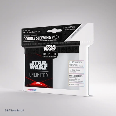 Star Wars: Unlimited Art Sleeves Double Sleeving Pack – Space Red