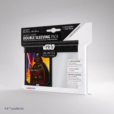 Star Wars: Unlimited Art Sleeves Double Sleeving Pack – Darth Vader