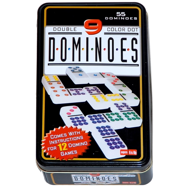 Domino Color 9, 55 Steine