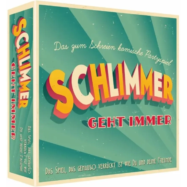 Schlimmer geht immer – Das zum schreien komische Partyspiel