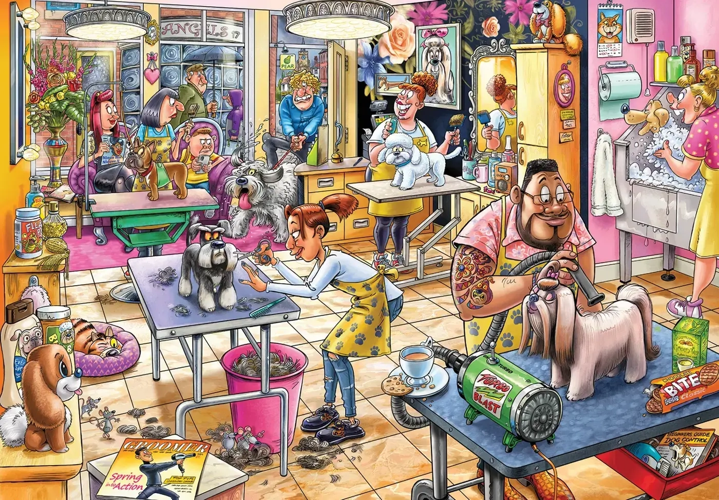 Hundesalon Pfötchen! - Wasgij Mystery 23