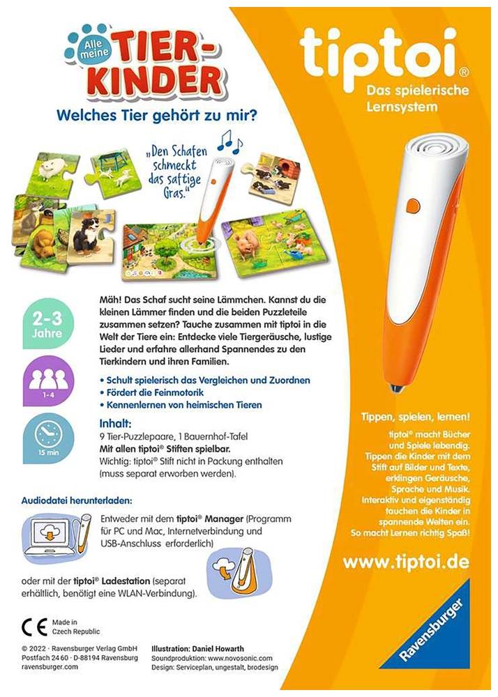 Tiptoi - Alle meine Tierkinder