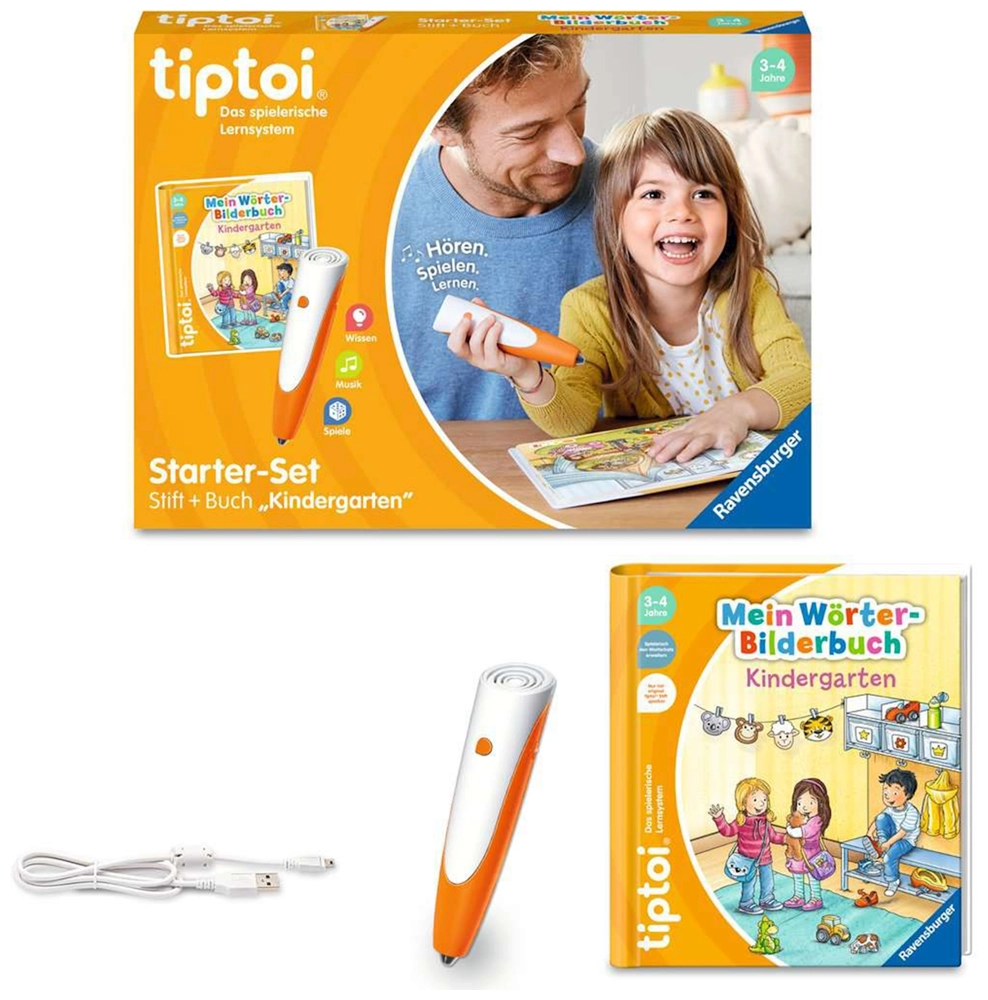 Tiptoi - Starter Set - Mein Wörter-Bilderbuch Kindergarten