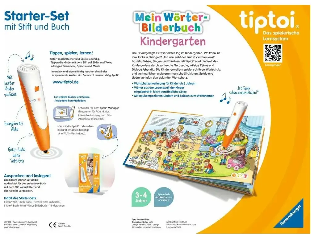 Tiptoi - Starter Set - Mein Wörter-Bilderbuch Kindergarten