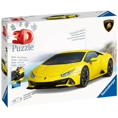 3D Puzzle - Lamborghini Giallo