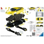 3D Puzzle - Lamborghini Giallo