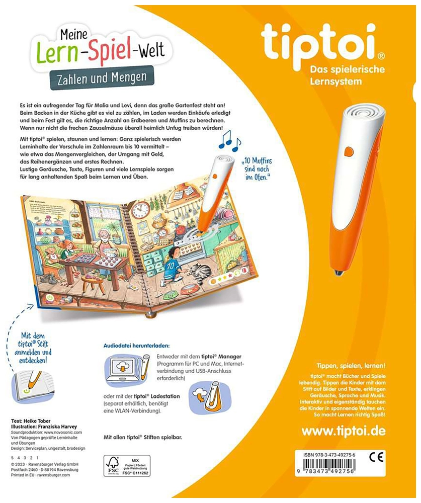 Tiptoi Meine Lern-Spiel-Welt: Zahlen und Mengen