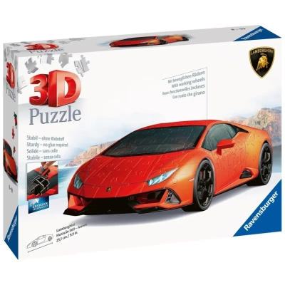 3D Puzzle - Lamborghini Arancio