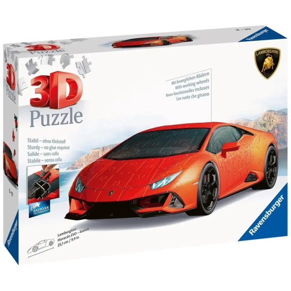 3D Puzzle - Lamborghini Arancio