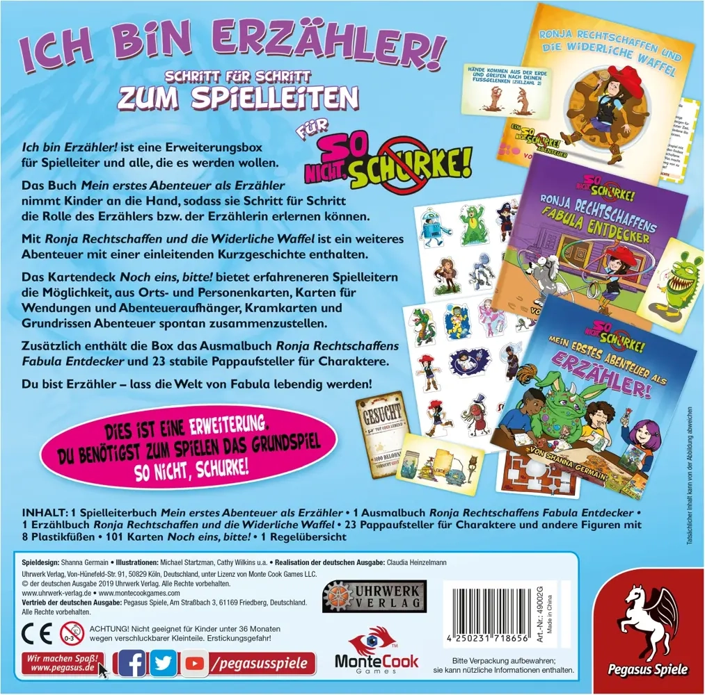 So nicht, Schurke! - Ich bin Erzähler! - Erweiterung